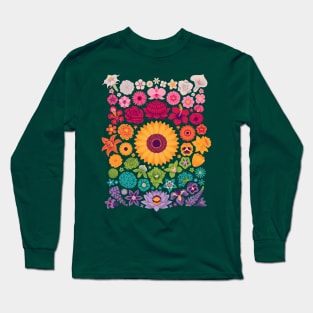 Floral Spectrum Long Sleeve T-Shirt
